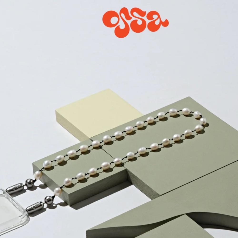 Ossa Pearl Beaded Phone Chain